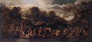 unknow artist Moses and the israelites with the ark oil painting on canvas